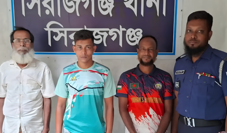 Three Local Political Figures Arrested Over Explosives Charges in Sirajganj