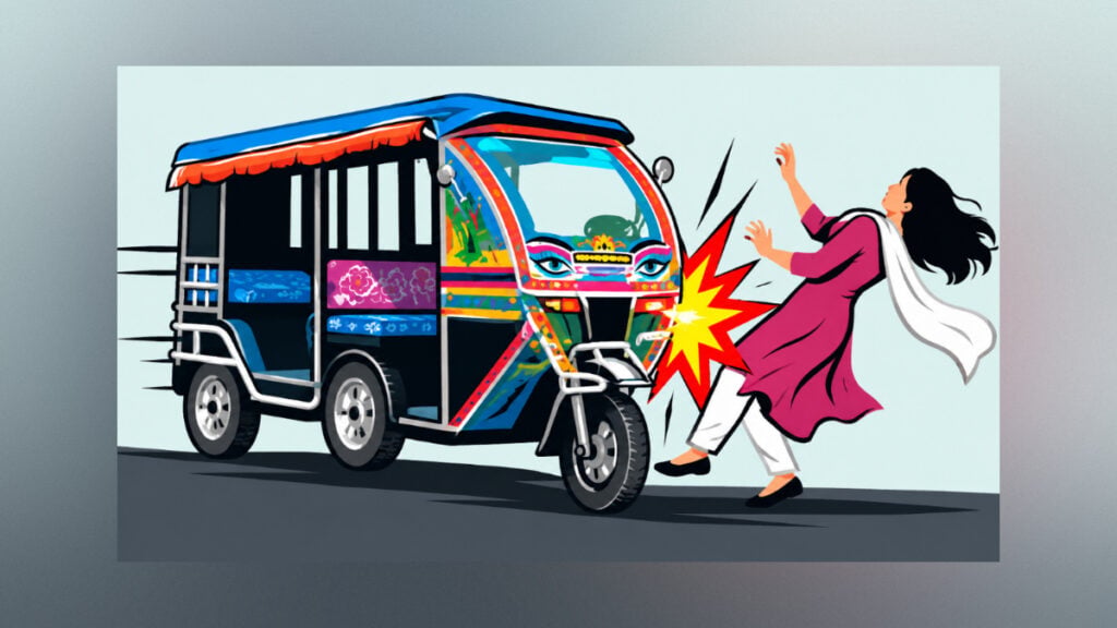 Unidentified Woman Dies After Autorickshaw Collision in Netrokona
