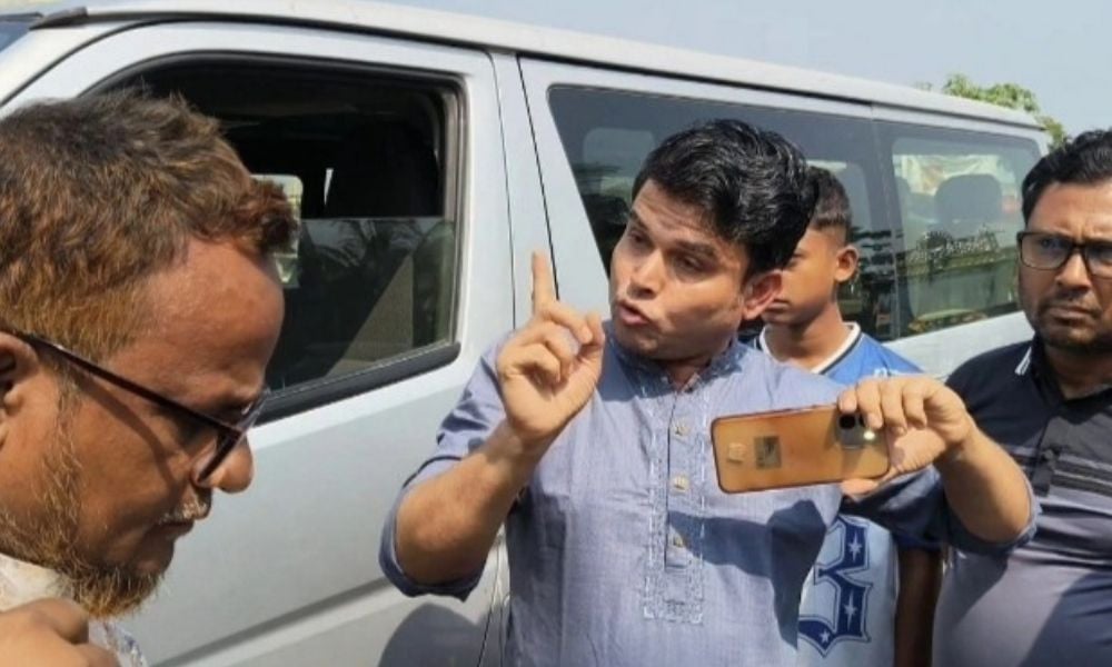 Youth Wing Leader Showcased Over Alleged Extortion Attempt in Nabinagar